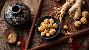 传统中药材展示