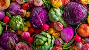 缤纷多彩的新鲜蔬菜大集合