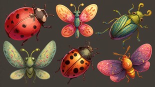 多彩昆虫插画集