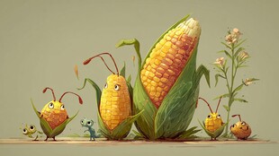 可爱玉米精灵大集合