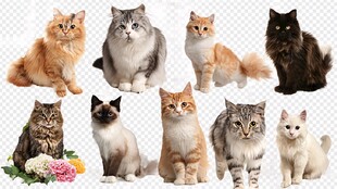 多样萌猫集合图