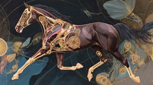 机械骏马于奇幻世界奔腾