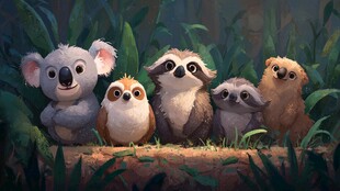 萌趣动物大集合