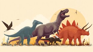 史前恐龙群像大集合