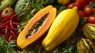 多彩新鲜蔬果齐聚一堂