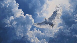 翱翔云端的雄鹰