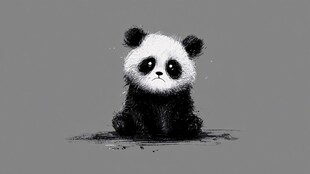 可爱熊猫宝宝的萌趣瞬间