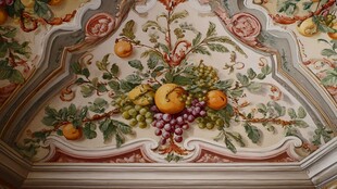 精美水果主题天花板壁画