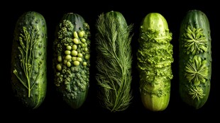 创意蔬菜雕刻艺术展示