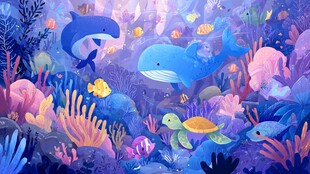 梦幻海底世界的奇妙邂逅