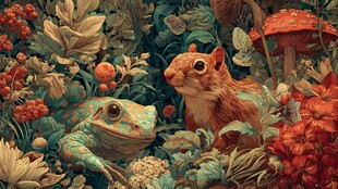 松鼠青蛙的奇幻森林世界