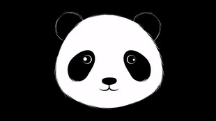 可爱卡通熊猫头像