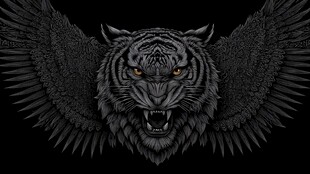 虎翼图腾 霸气野性的融合