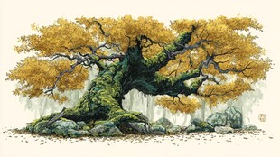 千年古树 尽显苍劲之美