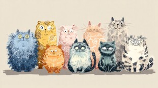 可爱猫咪大集合