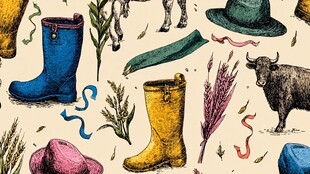 田园风农用品插画集合