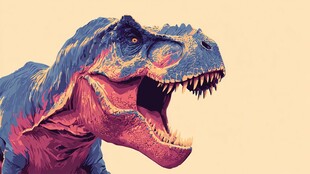 咆哮的多彩霸王龙