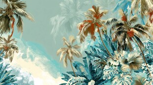 热带风情棕榈植物景观