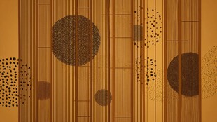 金色几何条纹抽象装饰图案