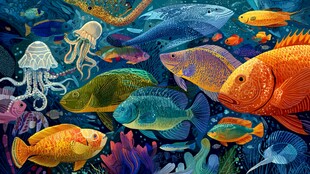 缤纷海底世界的多彩鱼类