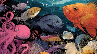 海底奇幻鱼类与章鱼世界