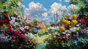 绚丽花海 畅享自然之美