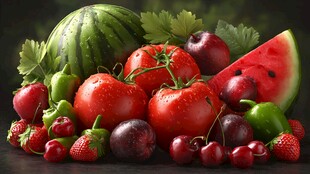 多彩鲜果组合 视觉盛宴