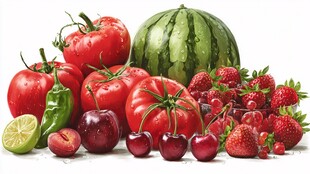 多彩新鲜果蔬大集合