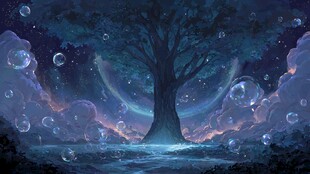梦幻夜之树与泡泡世界