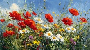 灿烂花海 绽放自然之美