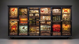 精美蝴蝶标本展示柜