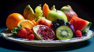 多彩缤纷水果拼盘