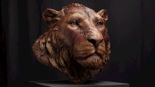 雄狮雕塑 尽显王者风范