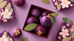 精致盒装山竹 尽显优雅