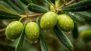 带露青橄榄 清新自然感