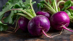 紫皮萝卜静物特写