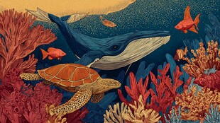 梦幻海底世界的动物们