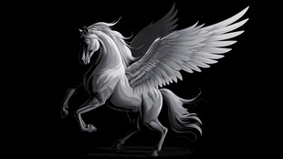 展翅飞腾的奇幻天马