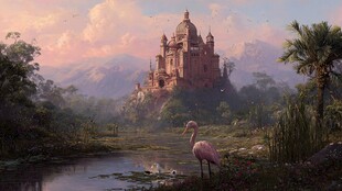 梦幻丛林中的神秘城堡