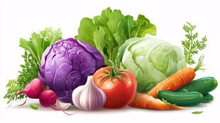 多彩新鲜蔬菜大集合