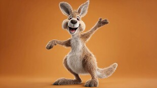 欢快袋鼠活力亮相