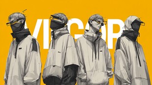 时尚潮人酷炫穿搭展示