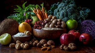 丰盛多样的天然健康食材