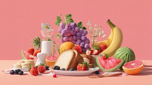 缤纷水果美食精致摆盘