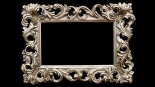 复古华丽金色雕花画框