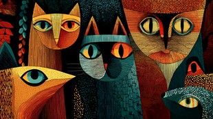 神秘动物插画集合