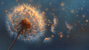 梦幻蒲公英 种子轻盈飞舞