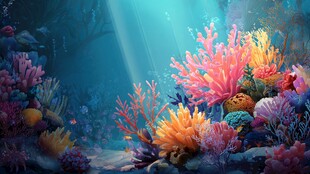 梦幻海底珊瑚世界