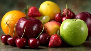 多彩新鲜水果组合