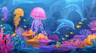 梦幻海底世界的奇妙景观